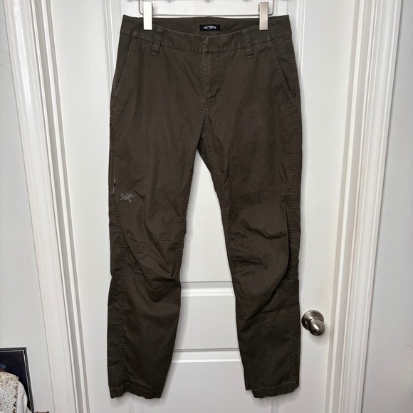 Arc'teryx Other - Arcteryx A2B Chino Pants Mens 32 Trim Fit Dark Olive Brown Commuter Trousers EUC